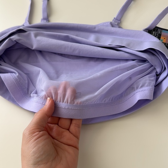 Maidenform Seamless Cropped Cami Top Multi Way Straps Purple Size 2XL - Picture 5 of 6